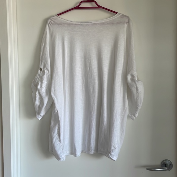 Italian linen cotton top OS - Picture 2 of 6